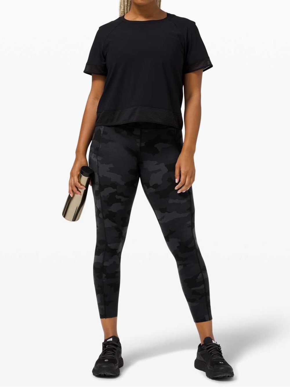 Lululemon Fast and Free High-Rise Tight 25" Nulux Heritage 365 Camo Deep Coal